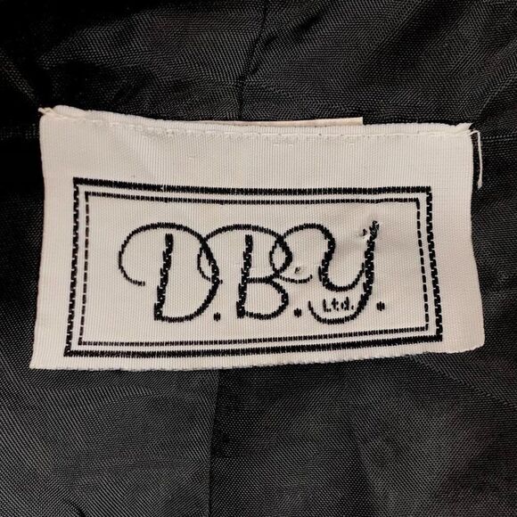 Vintage 90s Grunge Black Glitter Fairycore Maxi Prom Evening Formal Dress / 4/6 - Picture 6 of 6